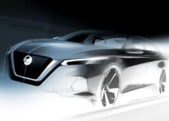 Official design sketch of the all-new Nissan Altima revealed