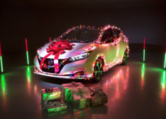 The Nissan LEAF brings you the first-ever holiday ‘e-worm’