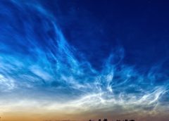 Electric-Blue Clouds
