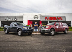 Nissan Frontier homecoming: Brian Murphy receives new truck, Million-Mile Frontier returns ‘home’