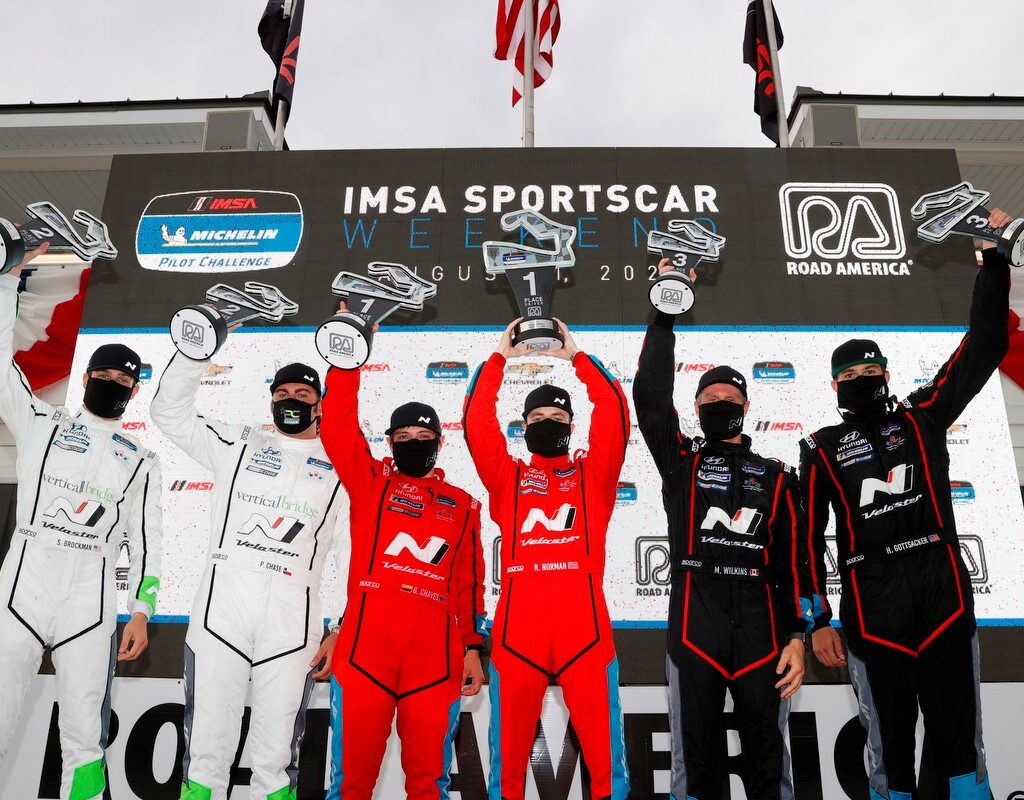 Hyundai podium