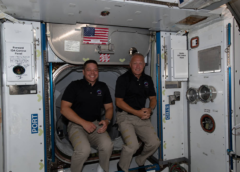NASA Broadcasts First Splashdown of American Astronauts in 45 Years