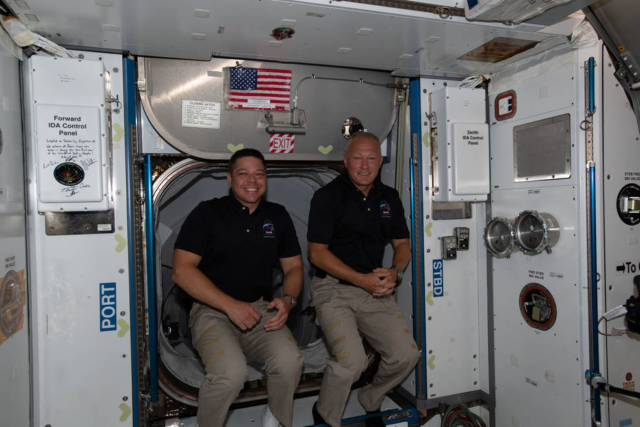 NASA SpaceX First Splashdown of American Astronauts