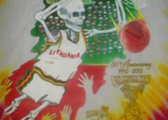 1992 Lithuania Tie Dye Basketball Jerseys made famous at Barcelona Olympics Approach 30 Year Anniversary