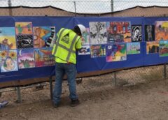 Student artwork decorates South Central Extension corridor