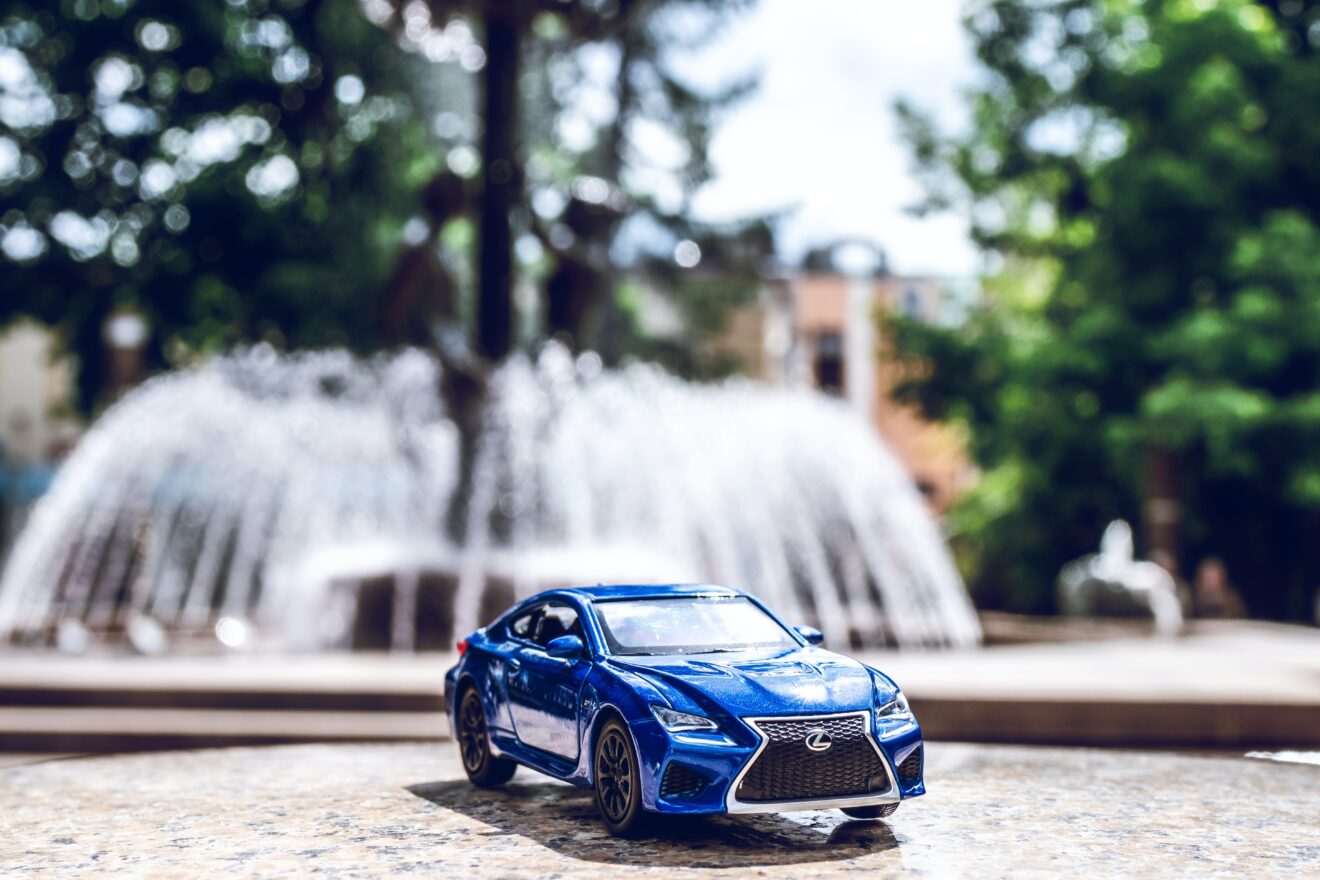 scale model race car