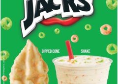 Enjoy Breakfast For Dessert: Hamburger Stand Launches Creamy, Delicious Apple Jacks Dipped Cone & Shake