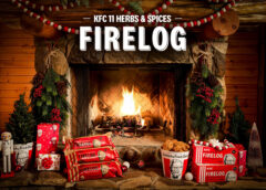 KFC’s Best-Selling 11 Herb & Spices Firelog is Back, Now as a Full-Fledged Finger Lickin’ Log Cabin Experience