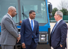 U.S. EPA administrator, UAW president test-drive fully electric Volvo and Mack trucks on Volvo Group campus