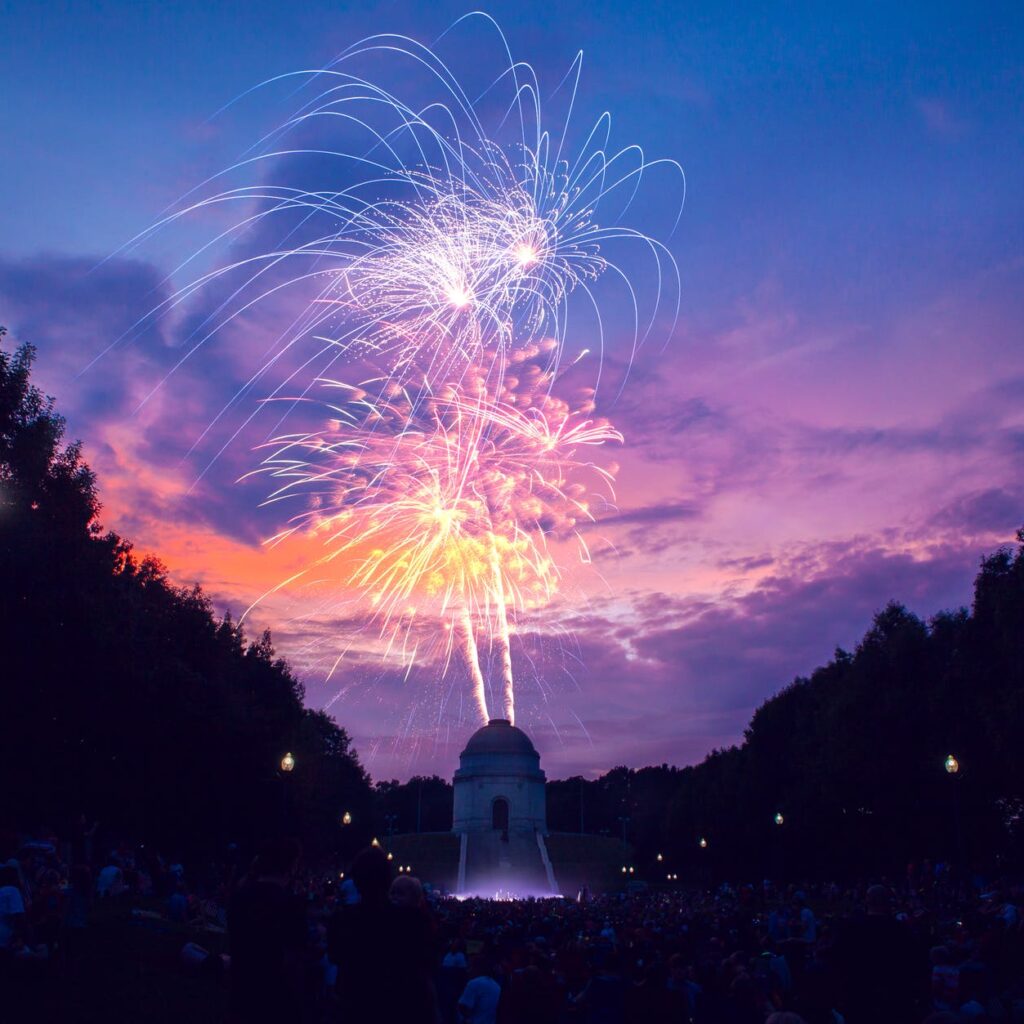 low light photography of fireworks