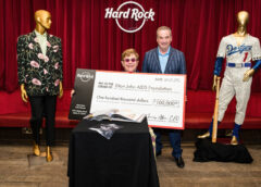 Elton John Gifts Hard Rock International His One-of-a-Kind Gucci Suit in Exchange for His Legendary Dodger’s Uniform Amid Headlining American Express presents BST Hyde Park