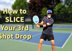 SLEEVE’S LATEST: How to SLICE Your 3rd Shot Drop (backhand)
