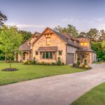 beige bungalow house