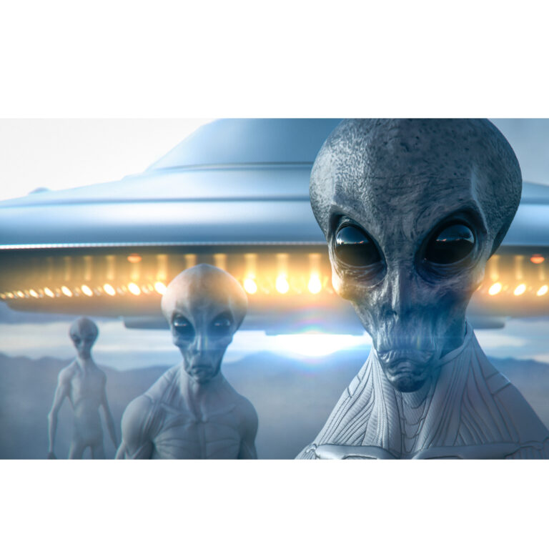 Aliens Visit an Air Force Base